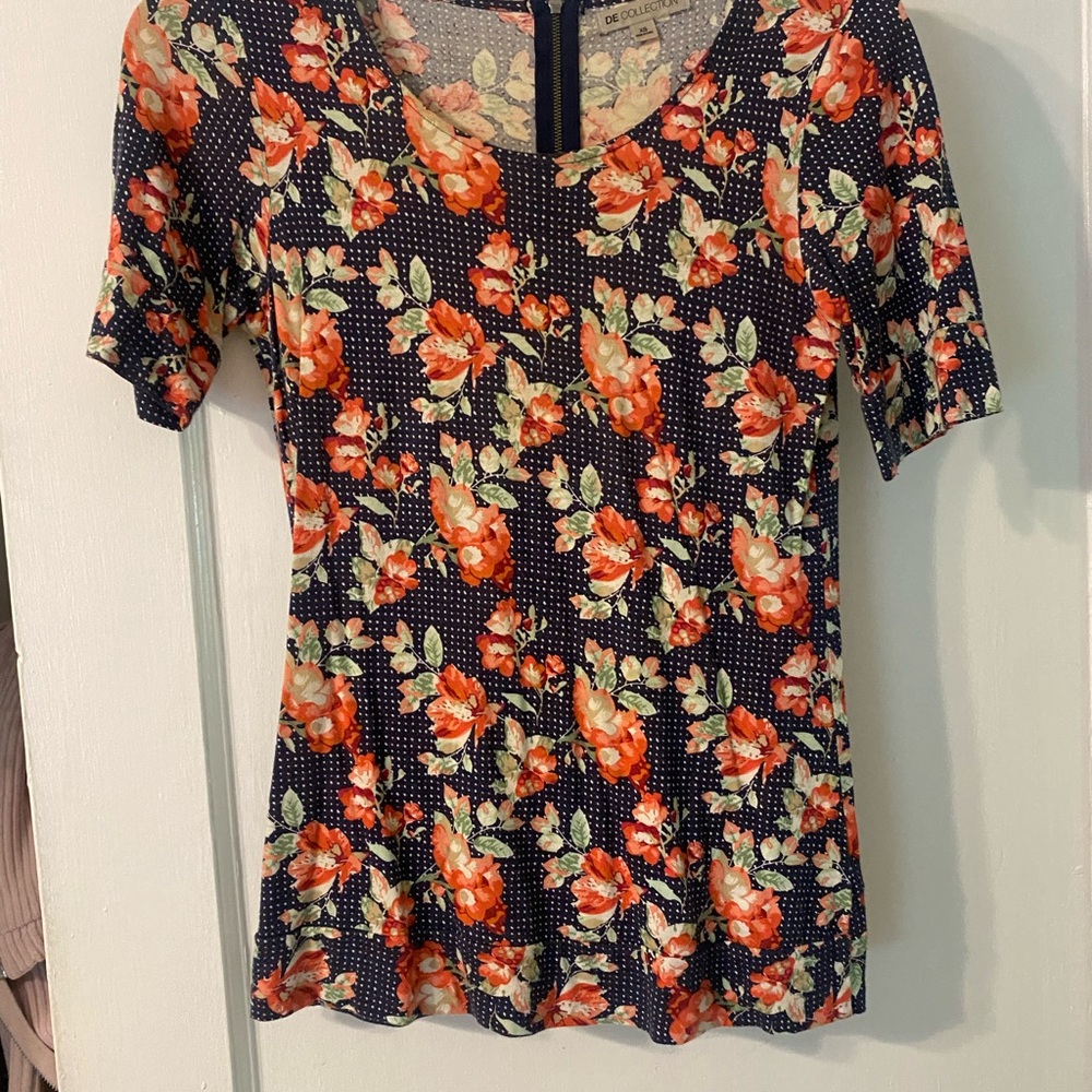 Floral Print Women's Top